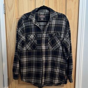 Moose Creek Black and Green Plaid Flannel
